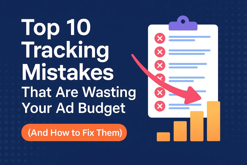 Top 10 Tracking Mistakes That Are Wasting Your Ad Budget.