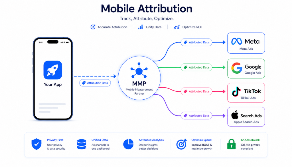 What is Mobile Attribution - How MMP connects installs to ad channels